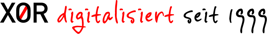 XOR digitalisiert seit 1999